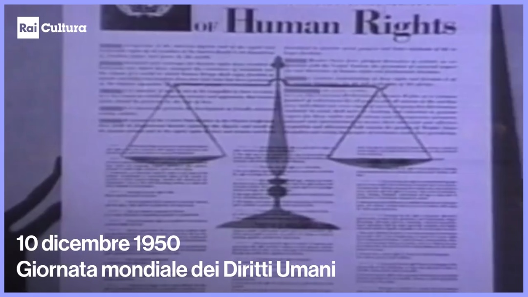 10 DICEMBRE,  GIORNATA MONDIALE DEI DIRITTI UMANI   [COVER  12;   MINI RASSEGNA STAMPA CULTURALE / 25  (4 giornali italiani);  2  VIDEO]