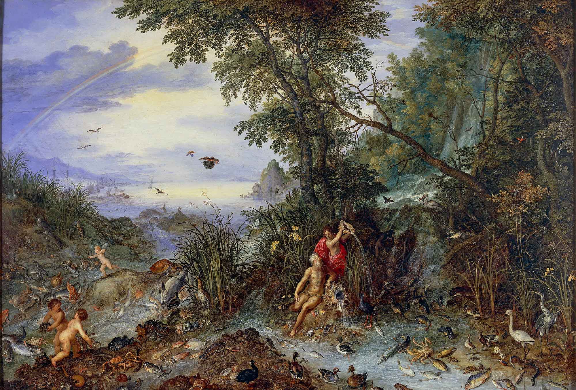 QUA ACQUA E PUREZZA, LÀ PURE   [DA PAINTING A RACCONTO;  MILANO, PINACOTECA AMBROSIANA, JAN BRUEGHEL IL VECCHIO DEI VELLUTI,  “ALLEGORIA DELL’ ACQUA”;  1  VIDEO]